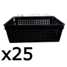 25 unidades Colador de cultivo RECTANGULAR con protección UV