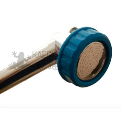 Lanza de riego metálica con grifo 350 mm