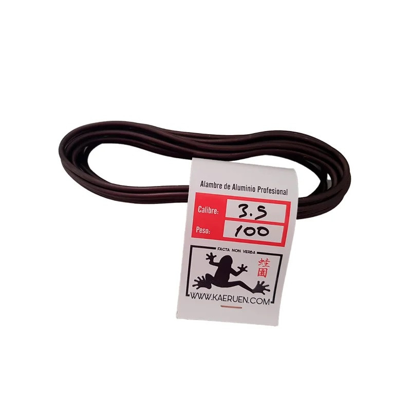 Alambre 3.5mm de aluminio 100gr para Bonsai