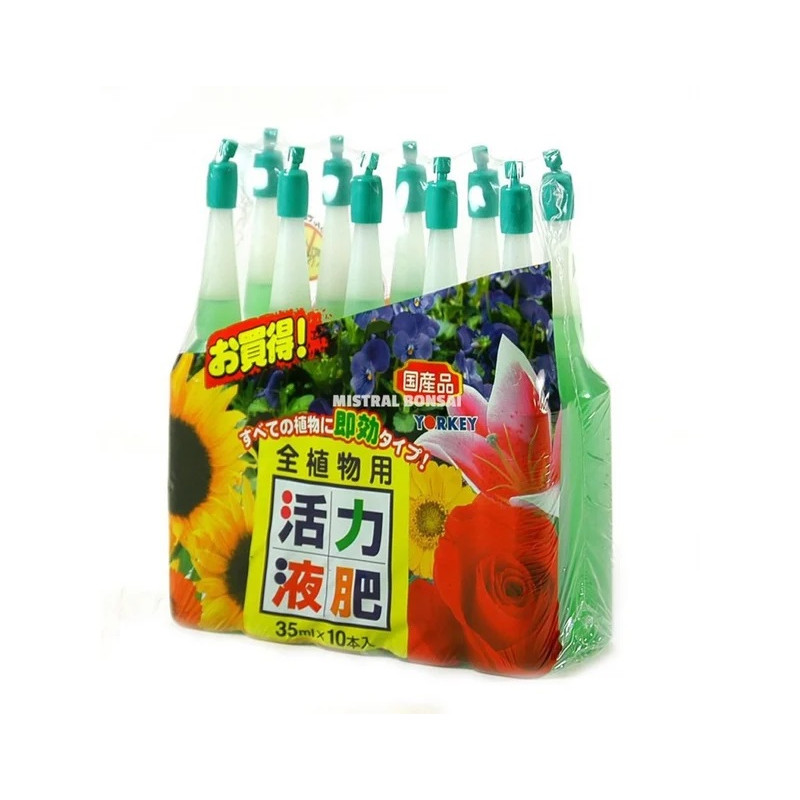 Abono líquido Yorkey 35ml para Bonsai (1 ampolla)