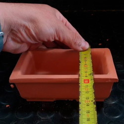 Maceta de Bonsai entrenamiento 14x9x5cms