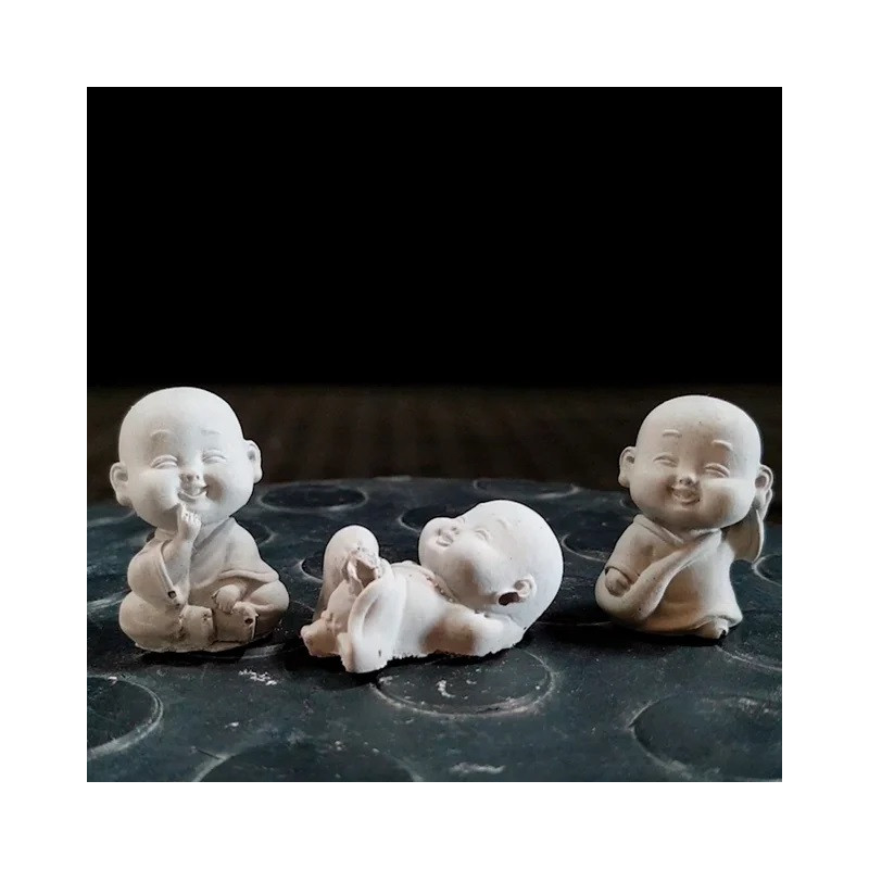 Pack 3 MICRO Baby Budas – “KOMORI, EMI y MIMI”