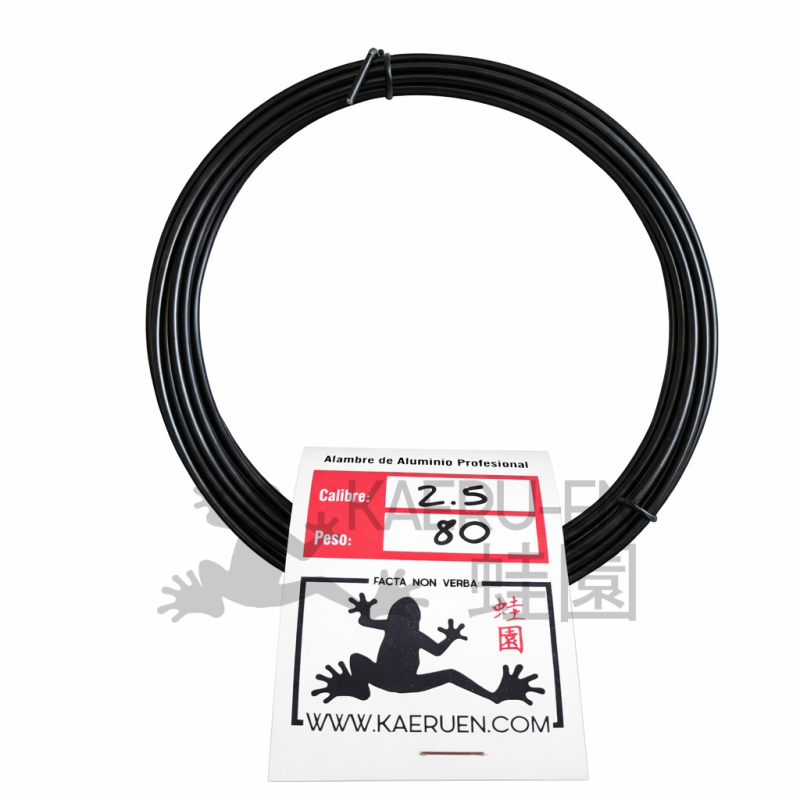 Alambre de aluminio profesional 80gr 2.5mm