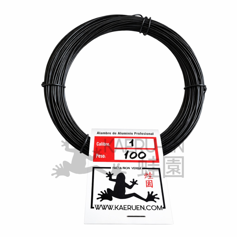 Alambre 1mm de aluminio 100gr para Bonsai
