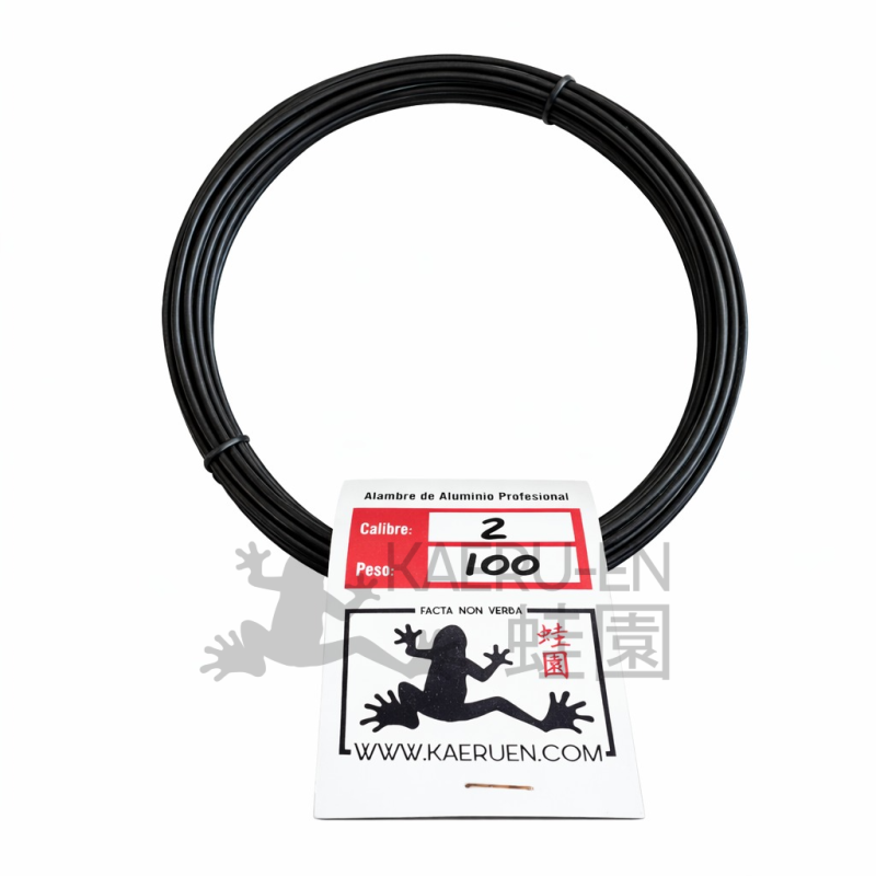 Alambre 2mm de aluminio 100gr para Bonsai