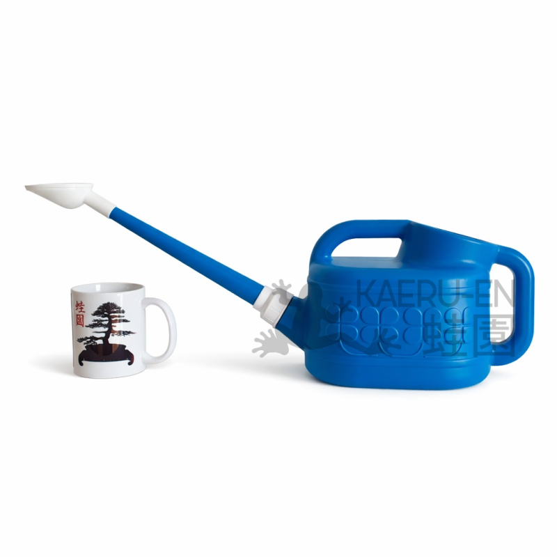 Regadera bonsái plástico 4 l. Azul ROSETA METÁLICA