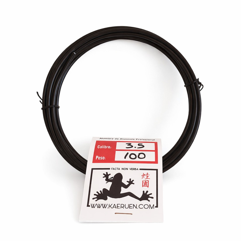 Alambre 3.5mm de aluminio 100gr para Bonsai