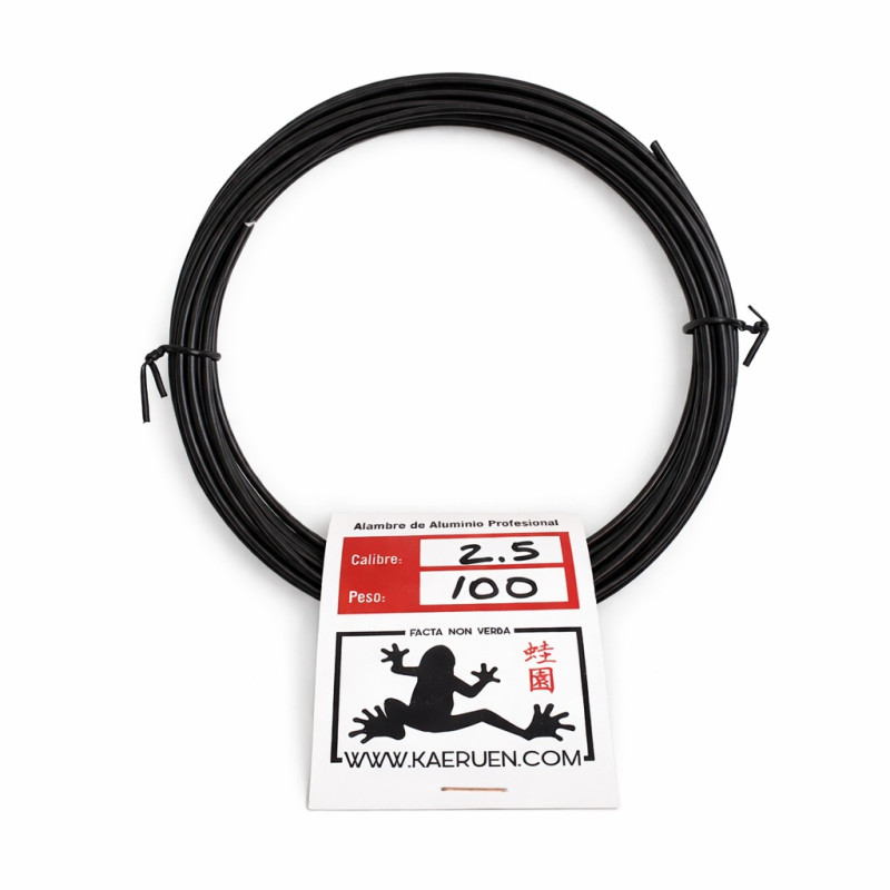 Alambre 2.5mm de aluminio 100gr para Bonsai
