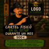 Cartel Físico en el Setup durante 1 Mes