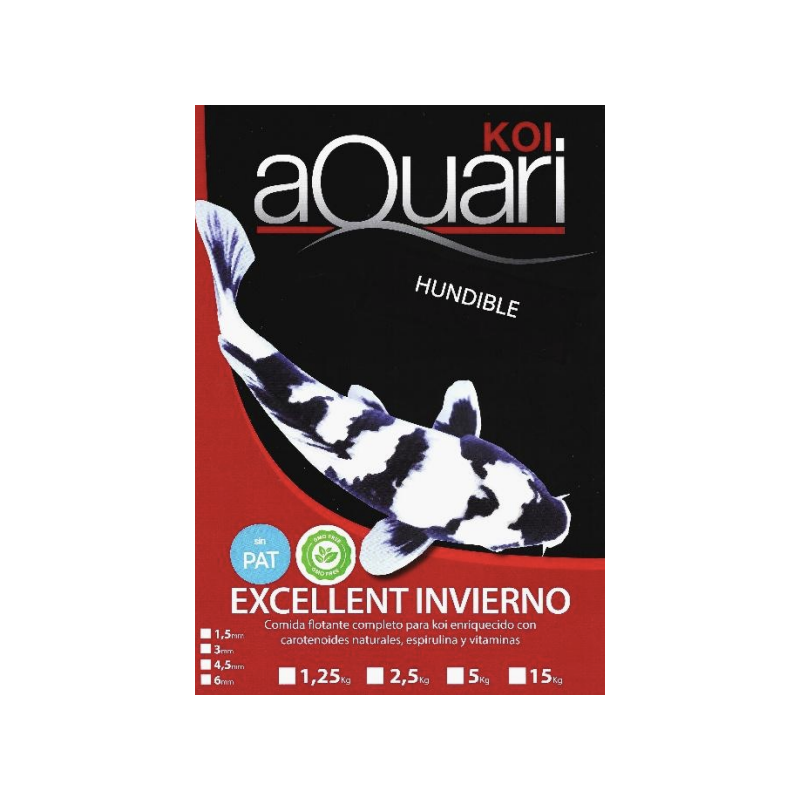 aQuari Koi Excellent Invierno Sink 15kg