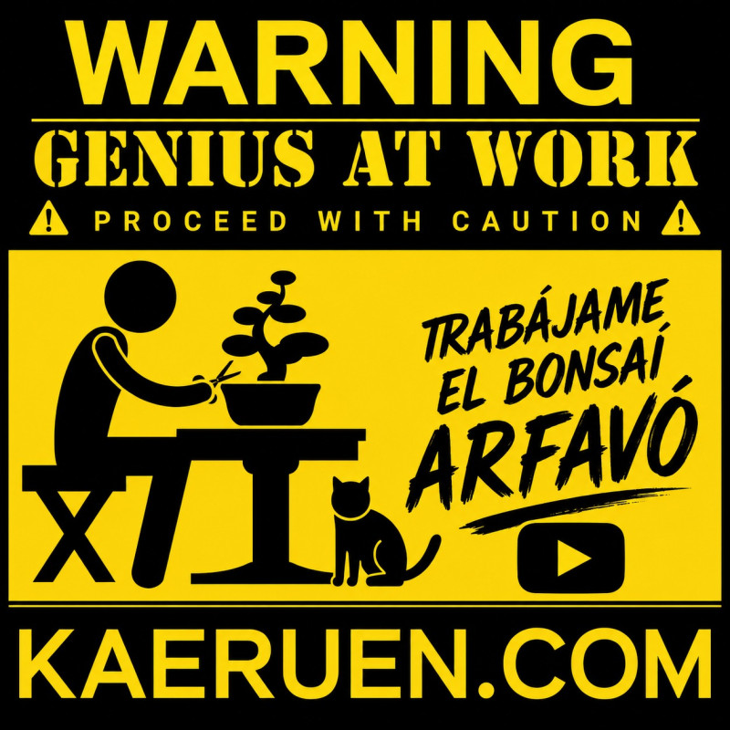Trabájame el Bonsai... ARFAVÓ (en vídeo)