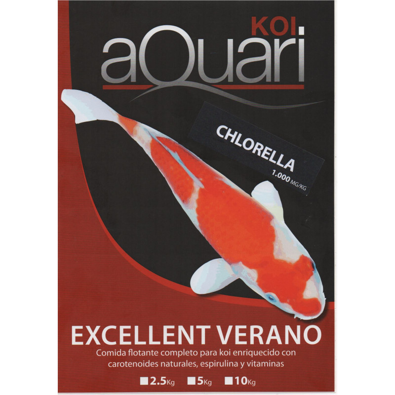 aQuari Koi Excellent Verano Chlorella 5 kg
